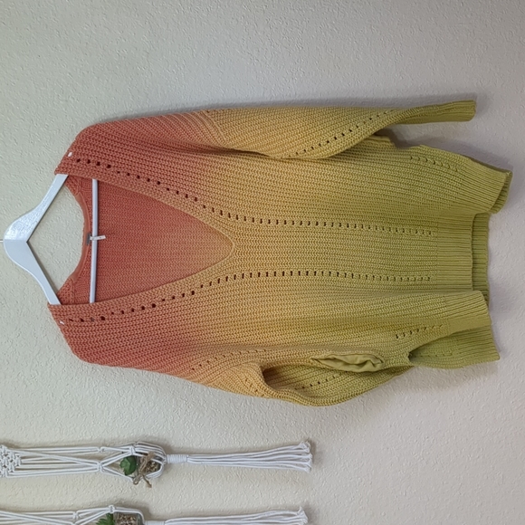 Free People Come Together Ombre Tunic Sweater S - Picture 7 of 15